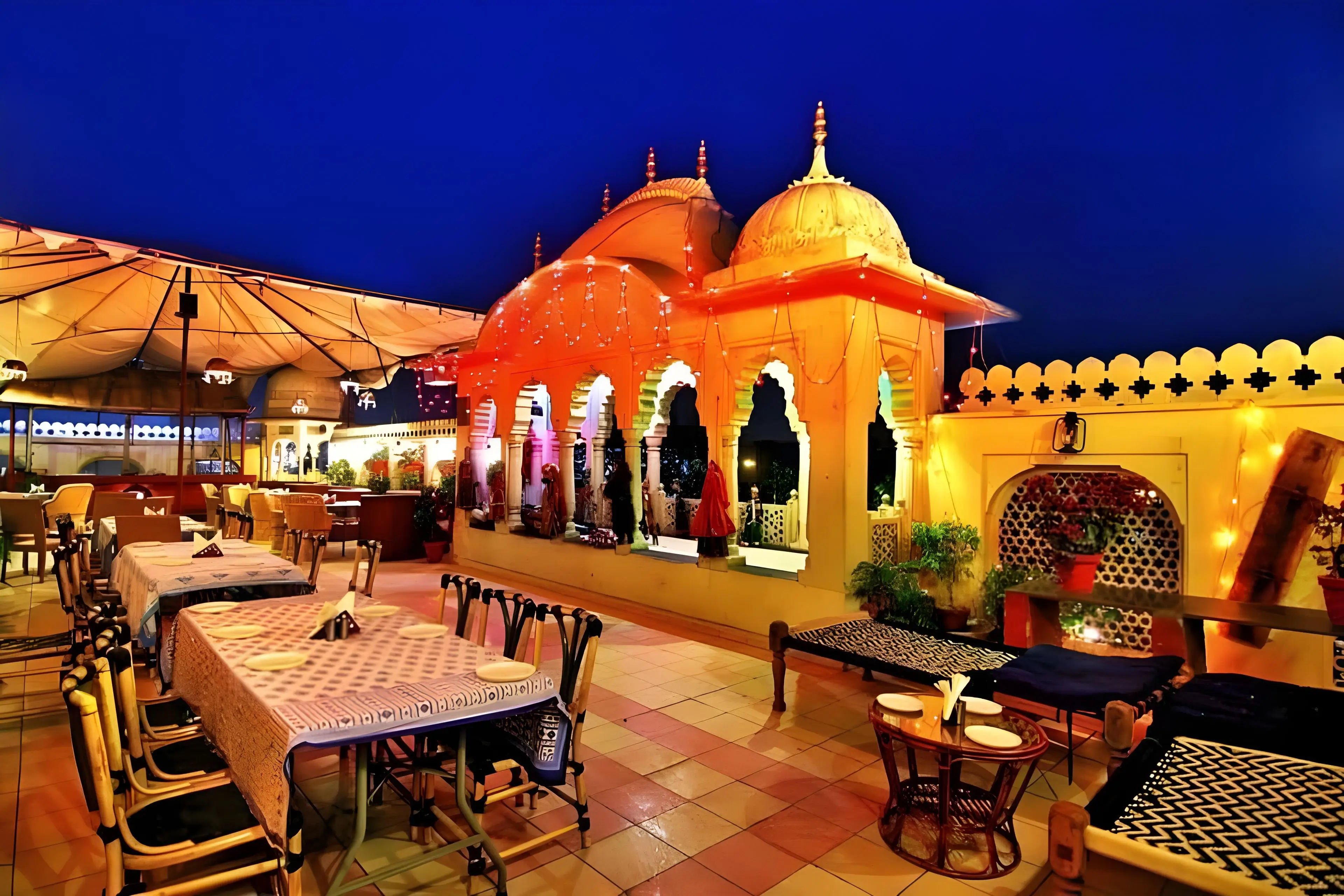 Rooftop bar nightlife